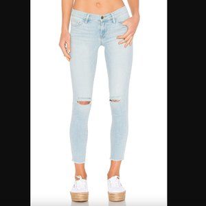 FRAME Denim Le Skinny de Jeanne Crop Jeans in Honeywood Size 27